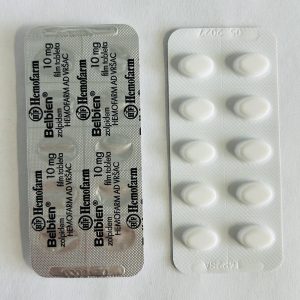 Zolpidem Hemofarm 10mg - 3 strips verpakking van slaapmiddel tegen slapeloosheid
